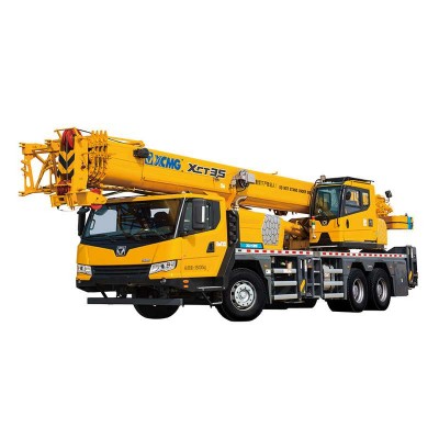 Chinese XCM G XCT35  56.8m boom length 35t pick up mobile crane truck cheap price for sale